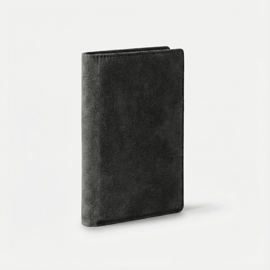 Alcantara Passport Cover - Space Grey