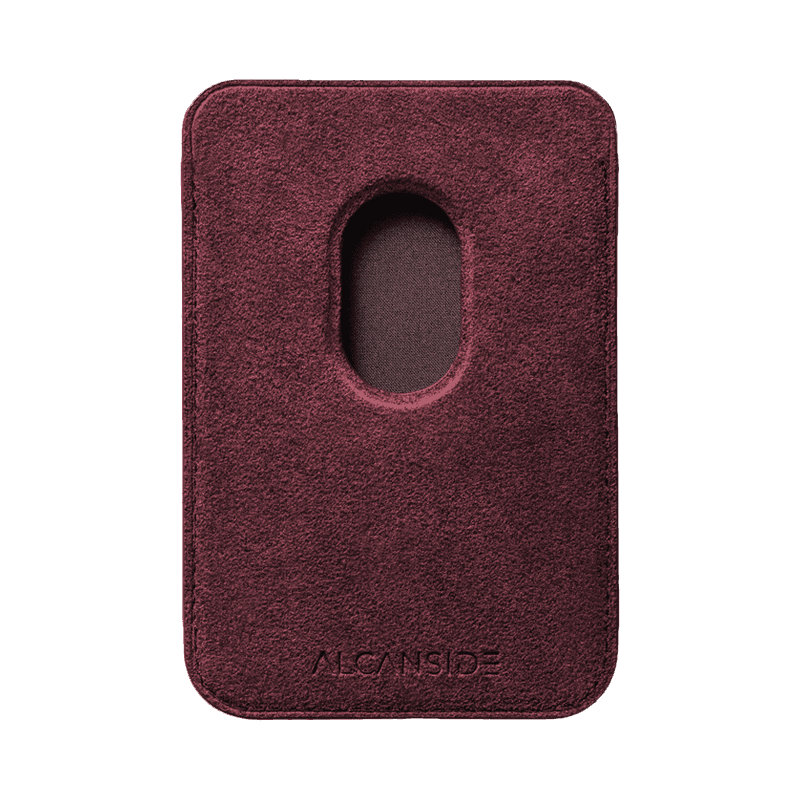 Donkervoort F22 - Alcantara MagSafe Wallet - Wine Red
