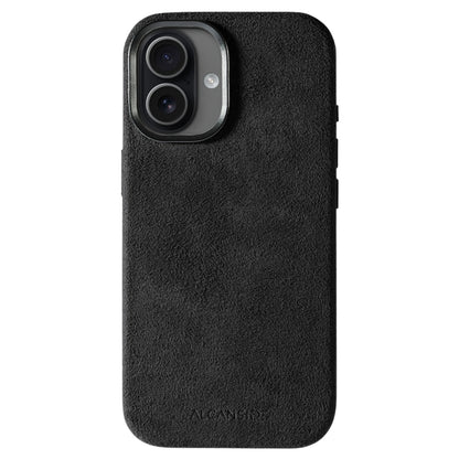 iphone alcantara case - Deep Black