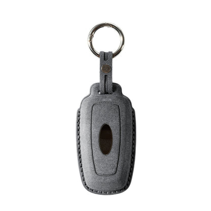 Alcantara Car Key Fob Cover for Ford  Model B - Space Grey