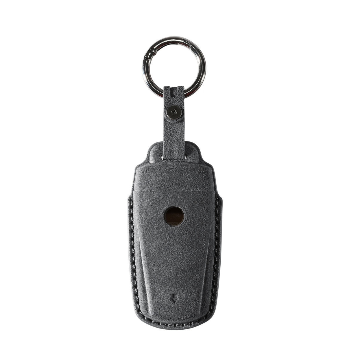 Alcantara Car Key Fob Cover for Volkswagen | Model J with Buckle - Space Grey