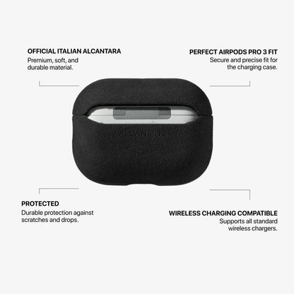 AirPods Pro (2nd Generation) Alcantara Case - Deep Black
