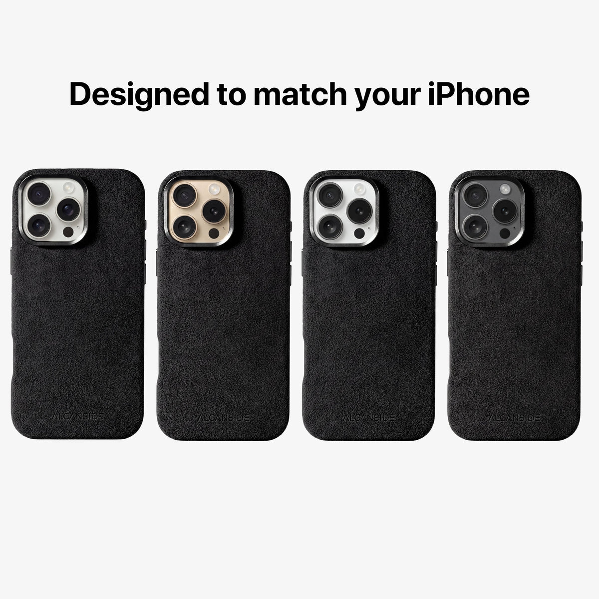 iPhone 16 Pro Max - Alcantara Case - Deep Black