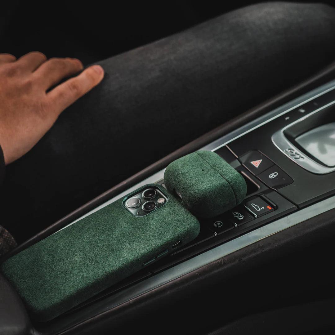 AirPods (3rd generation) Alcantara Case - Midnight Green