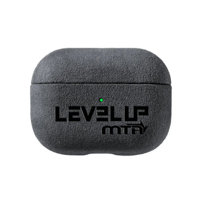 AirPods Pro (2nd Generation) Alcantara Case - LEVEL UP MTA - Space Grey