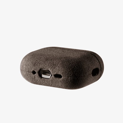 AirPods Pro (3rd Generation) Alcantara Case - Chocolate Brown