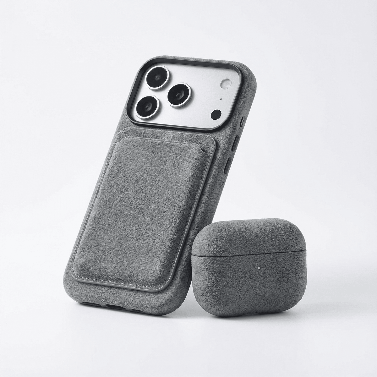 AirPods Pro (2nd Generation) Alcantara Case - Nardo Gray