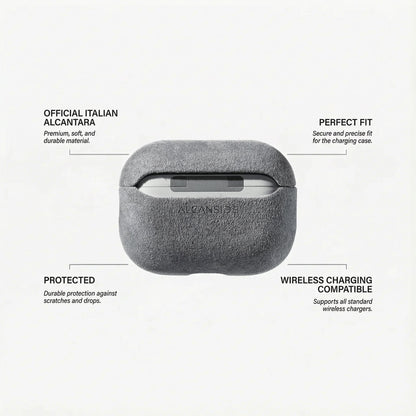 AirPods Pro (2nd Generation) Alcantara Case - Nardo Gray