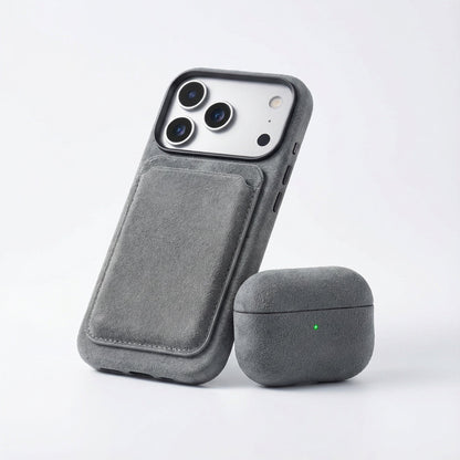 AirPods Pro Alcantara Case - Nardo Gray