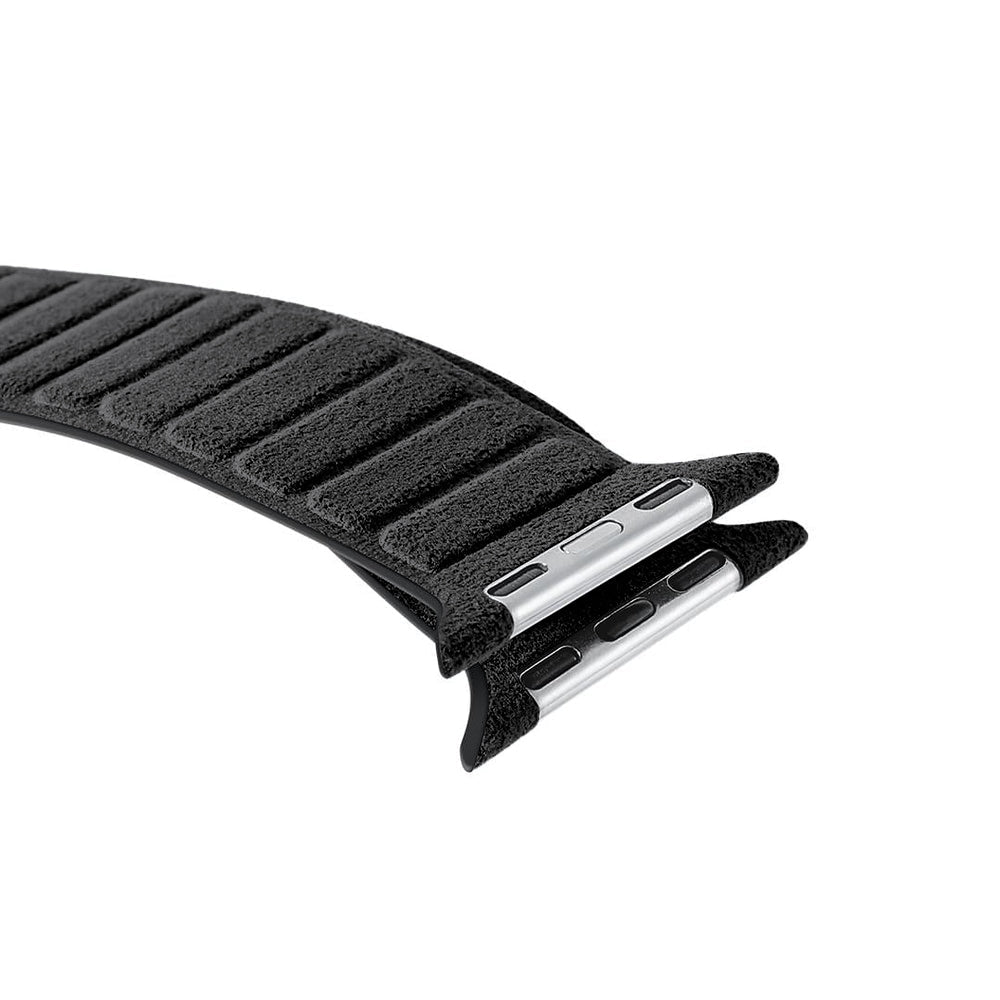 alcantara apple watch band - Deep Black