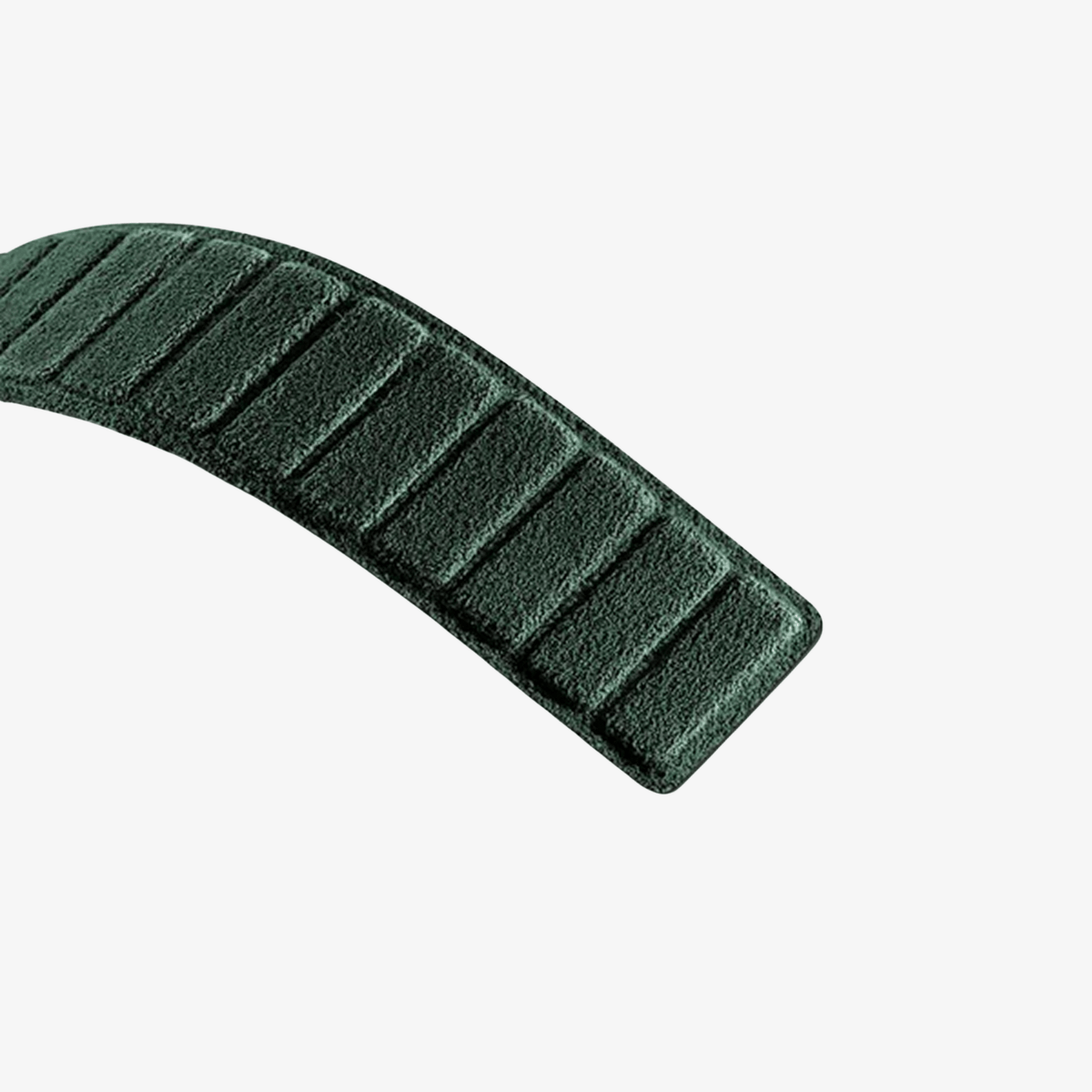 alcantara apple watch band - Midnight Green