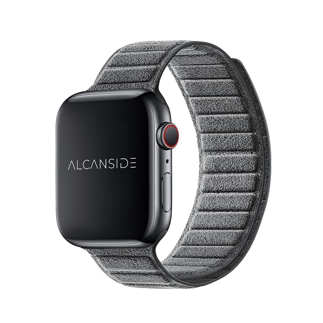 alcantara apple watch band - Nardo Gray