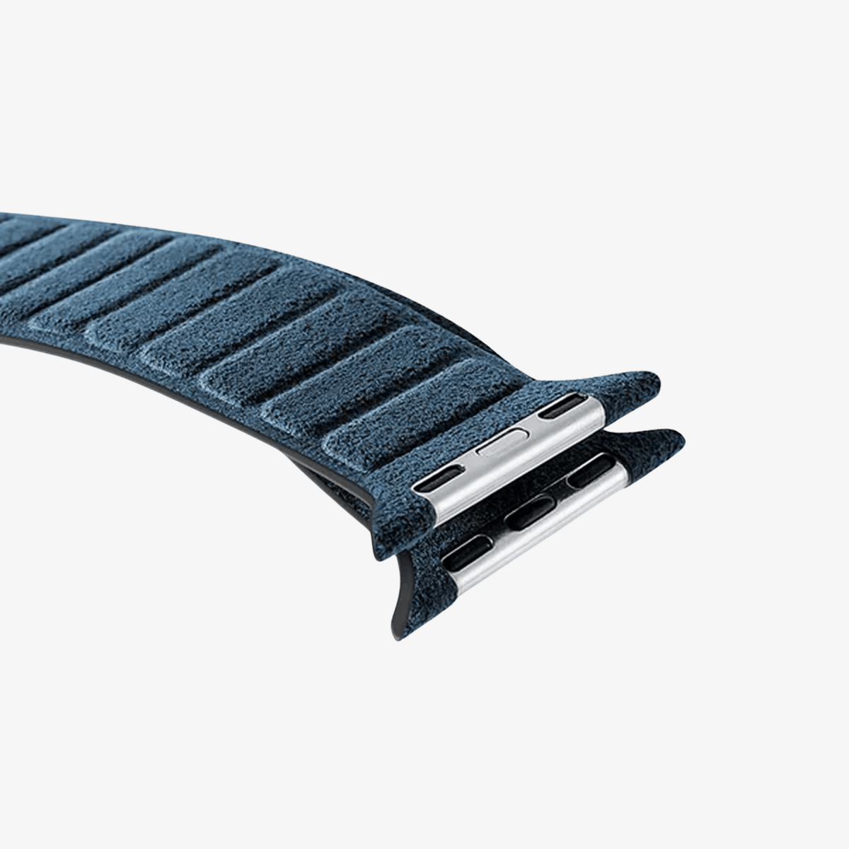 alcantara apple watch band - Ocean Blue