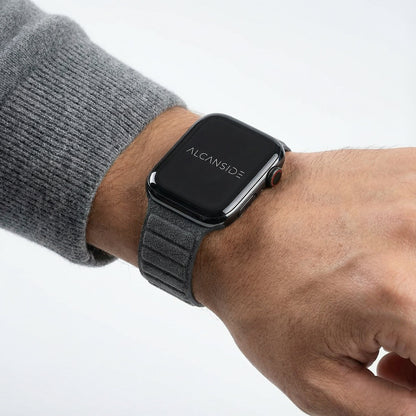 alcantara apple watch band - Space Grey