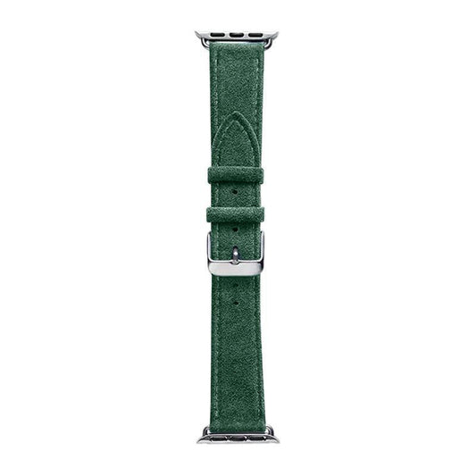 Alcantara Apple Watch Band With Buckle - Midnight Green - 42/44/45/46mm & Ultra (49mm) - Christmas Edition