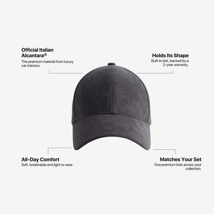 Alcantara Como Cap - Space Grey