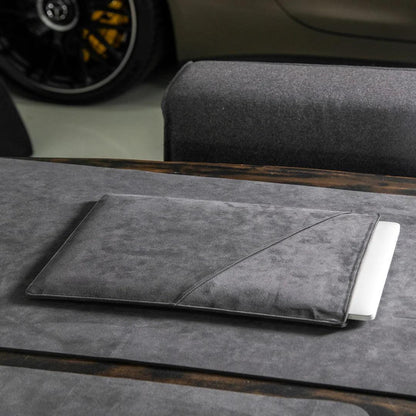 Alcantara Laptop Sleeve - 13 & 14 Inch - LEVEL UP MTA - Space Grey