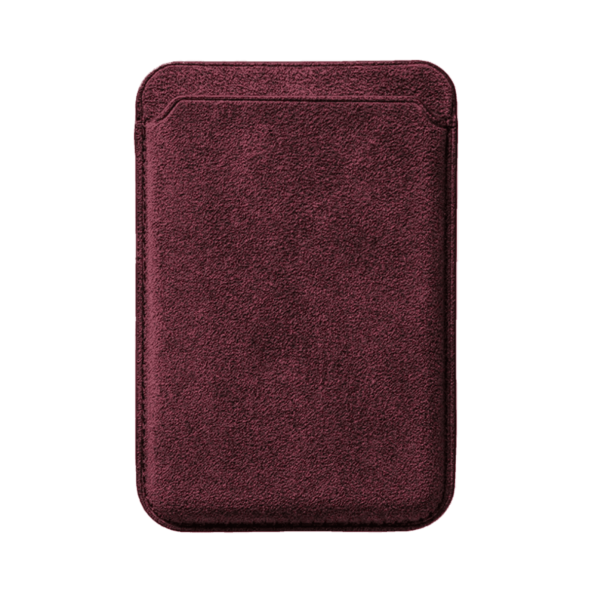 Alcantara MagSafe Wallet - Wine Red