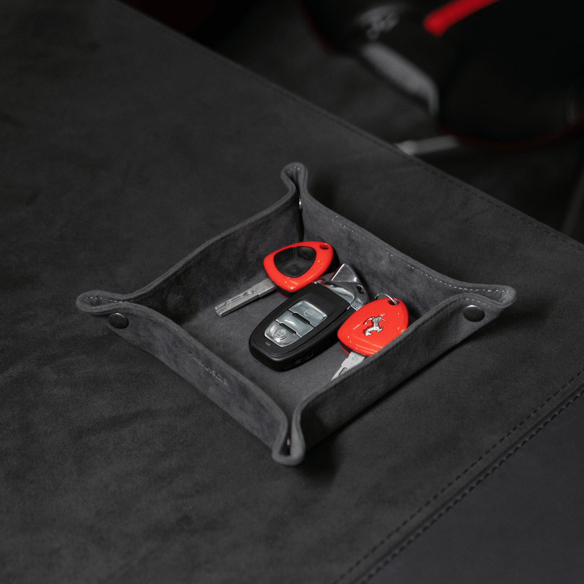Alcantara Tray - Space Grey