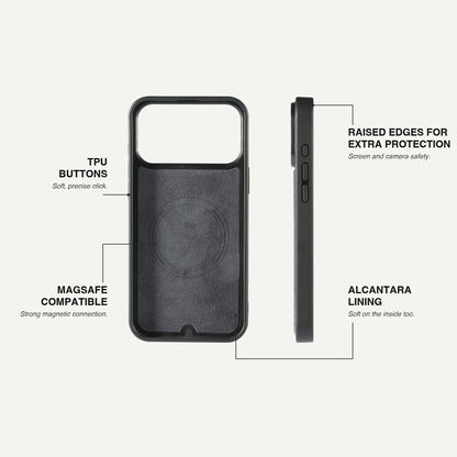 iPhone 17 Pro - Alcantara Back Cover - Nardo Gray