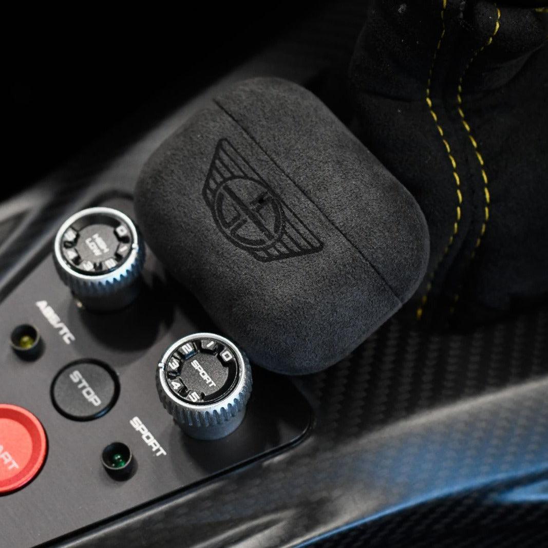 Donkervoort - AirPods 1/2 Gen Alcantara Case - Space Grey