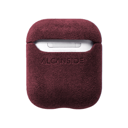 Donkervoort - AirPods 1/2 Gen Alcantara Case - Wine Red