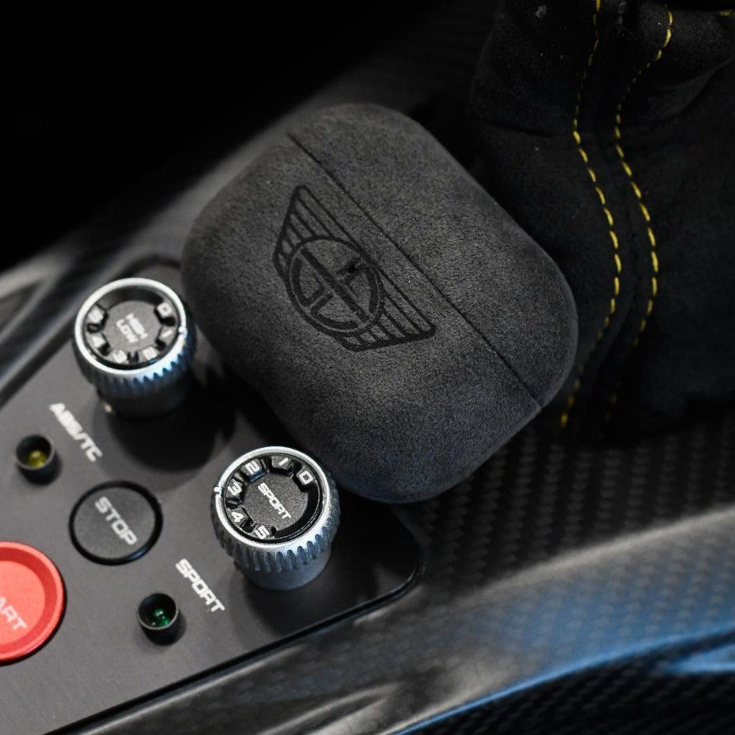Donkervoort - AirPods Pro (2nd Generation) Alcantara Case - Space Grey
