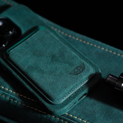 Donkervoort F22 - Alcantara MagSafe Wallet - Midnight Green