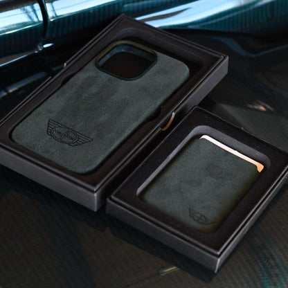 Donkervoort F22 - Alcantara MagSafe Wallet - Space Grey