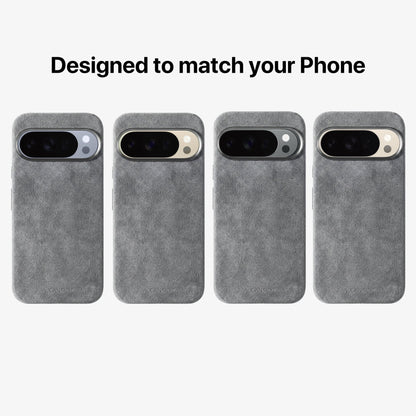Google Pixel 10 Pro - Alcantara Case - Nardo Gray