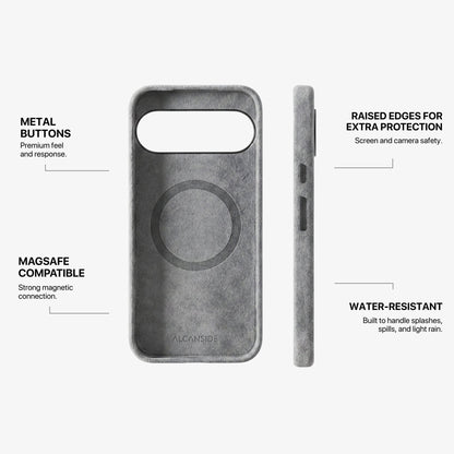 Google Pixel 10 Pro XL - Alcantara Case - Nardo Gray