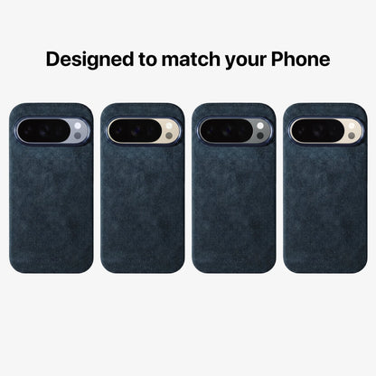 Google Pixel 10 Pro XL - Alcantara Case - Navy Blue