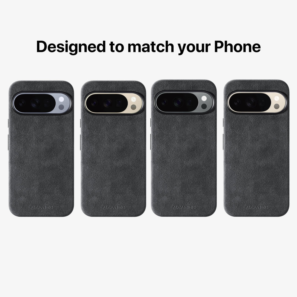 Google Pixel 10 Pro XL - Alcantara Case - Space Grey
