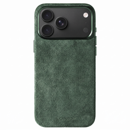 iphone 18 pro max alcantara case - Midnight Green