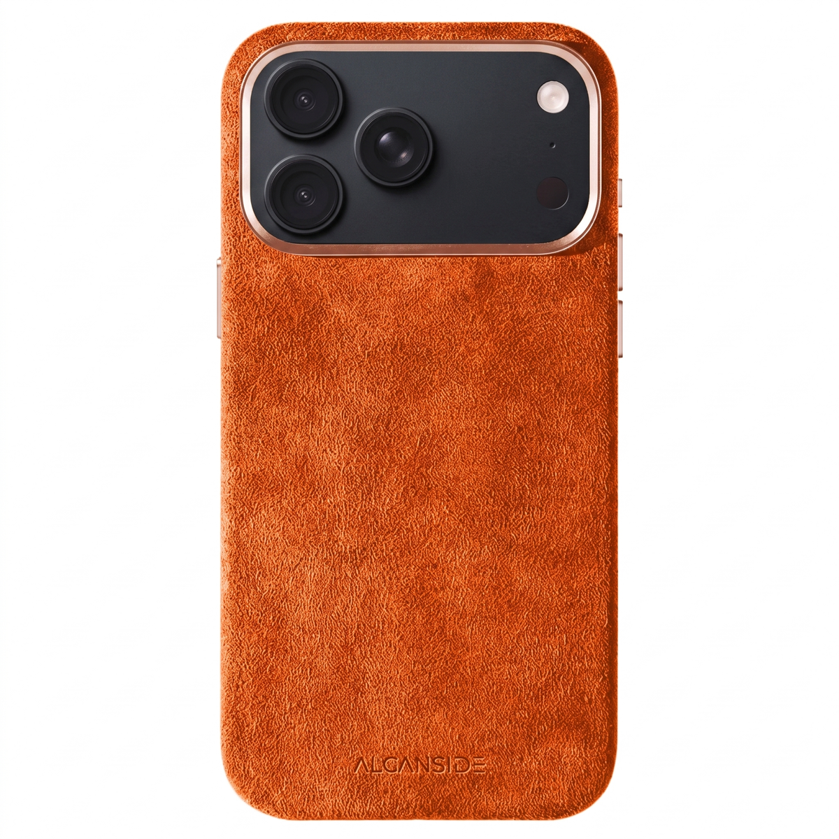 iphone alcantara case - Orange