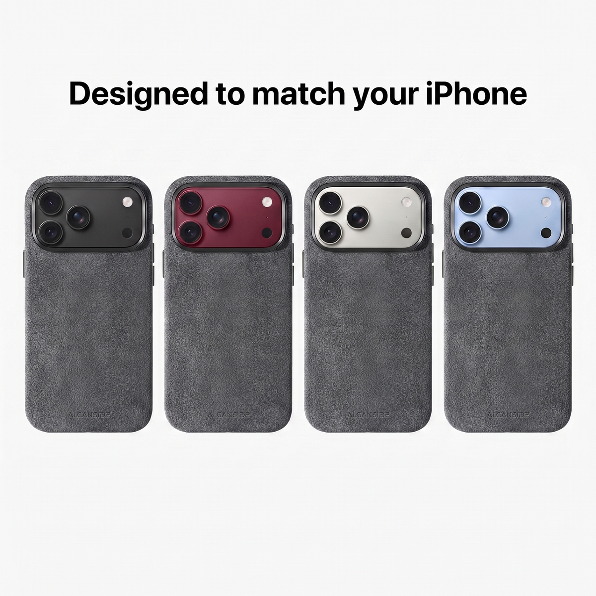 iphone 18 pro alcantara case - Space Grey