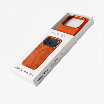iphone 18 pro alcantara case - Orange