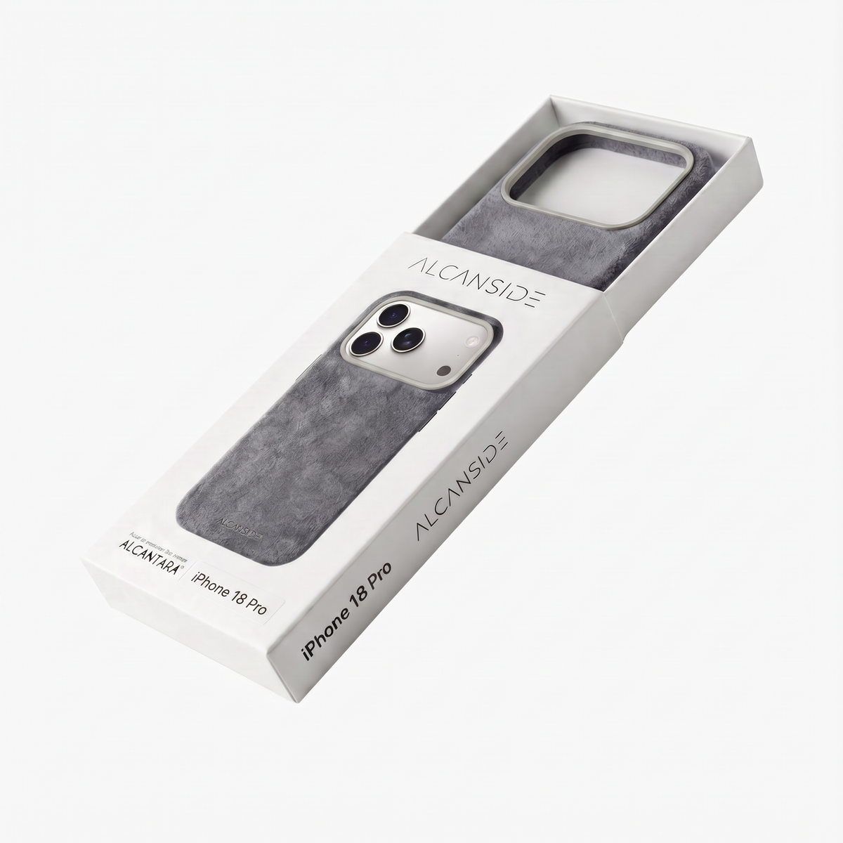 iphone 18 pro alcantara case - Nardo Gray