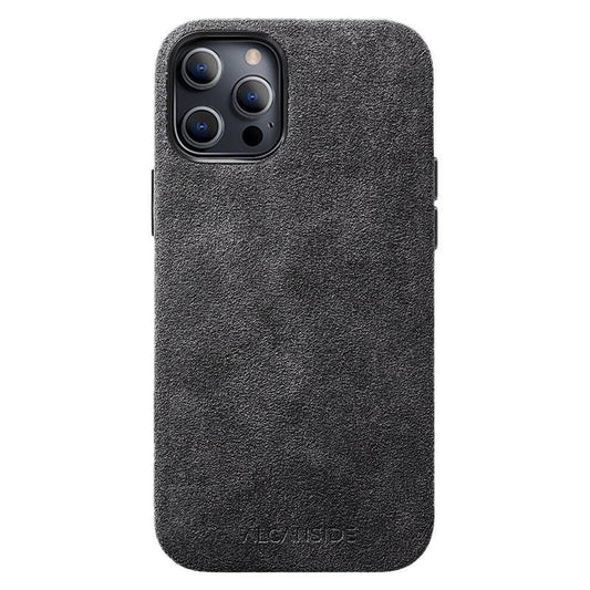 iPhone 12 & 12 Pro - Alcantara Case - Space Grey