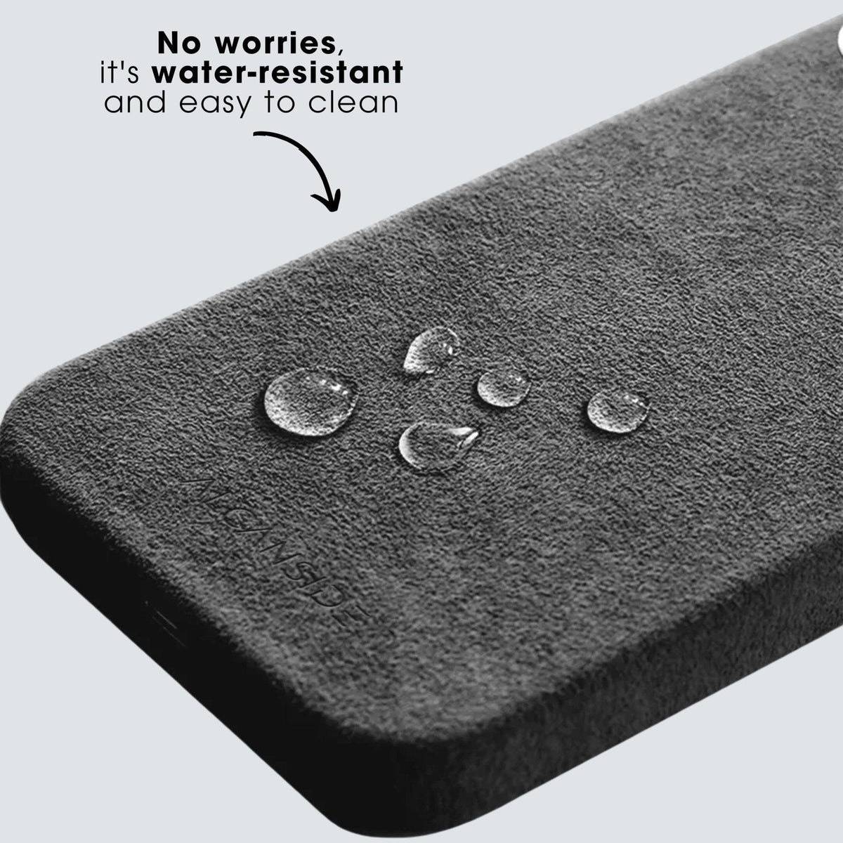 iPhone 12 Pro Max - Alcantara Case - Space Grey
