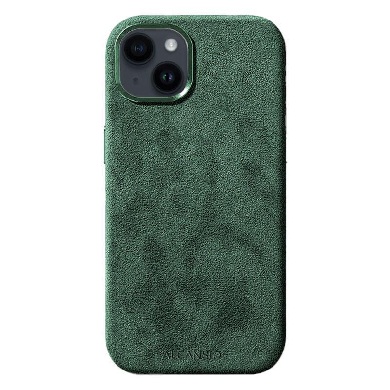 iPhone 13 - Alcantara Case - Midnight Green