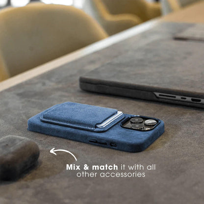 iPhone 13 - Alcantara Case - Ocean Blue