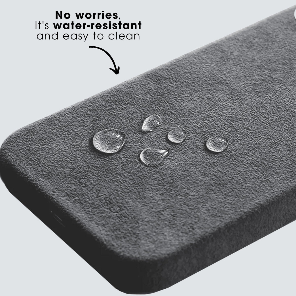 iPhone 13 Pro Max - Alcantara Case - Nardo Gray