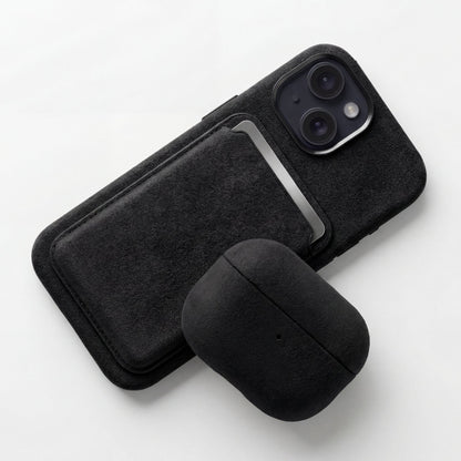 iPhone 15 - Alcantara Case - Deep Black