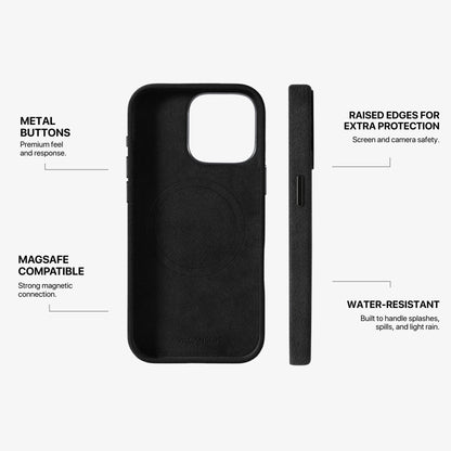 iPhone 15 - Alcantara Case - Deep Black
