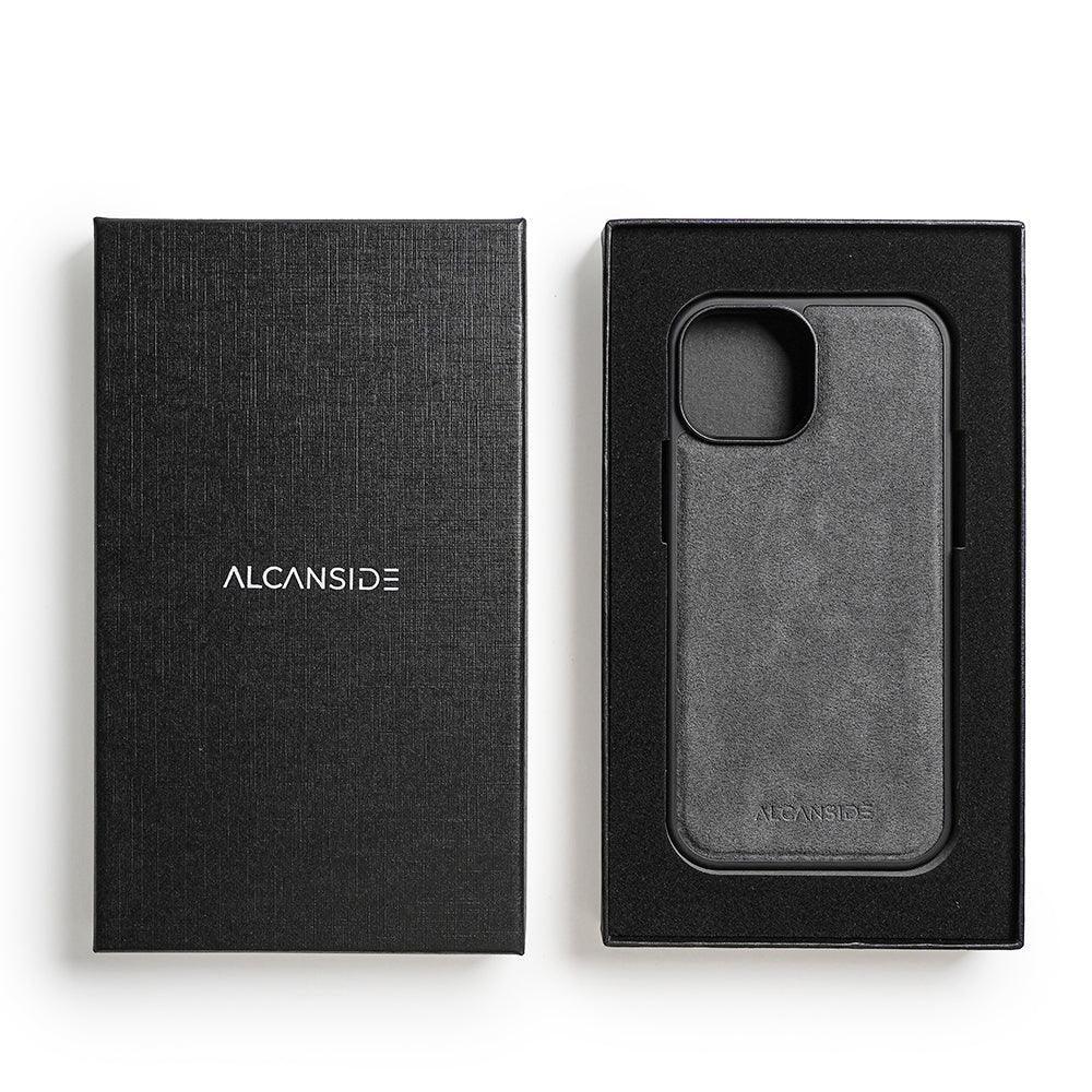 iphone 15 plus alcantara back cover - Nardo Gray