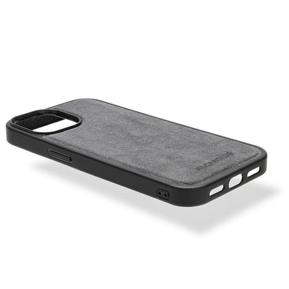 iphone 15 plus alcantara back cover - Space Grey