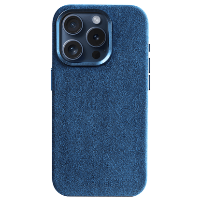 iPhone 15 Pro - Alcantara Case - Ocean Blue
