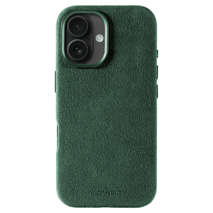 iPhone 16 - Alcantara Case - Midnight Green