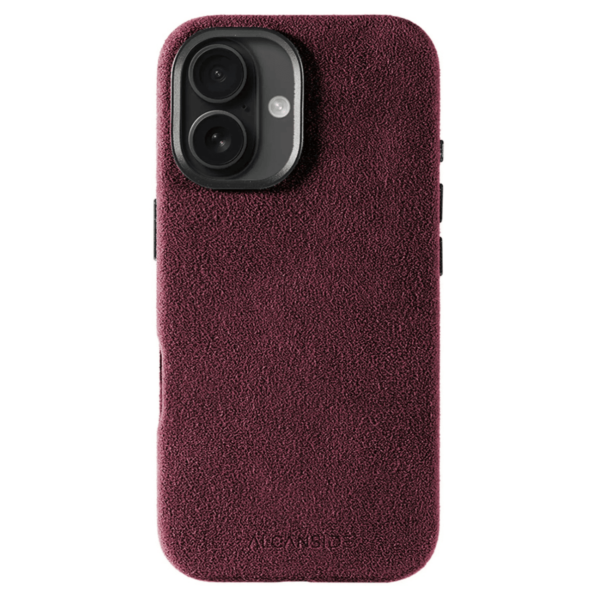 iPhone 16 - Alcantara Case - Wine Red